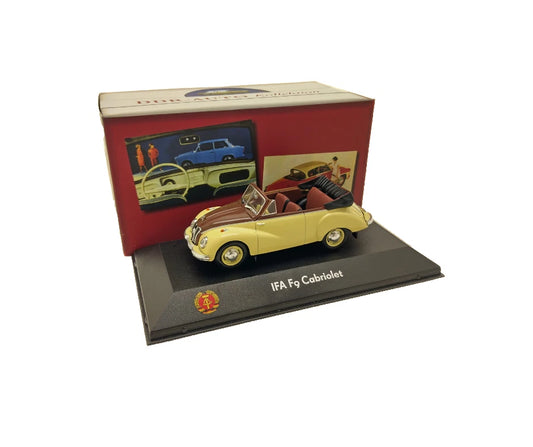 Мащабен модел IFA F9 468 Cabriolet 1:43 – ретро кабриолет с отворен покрив