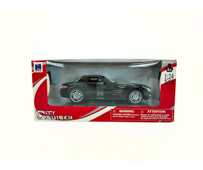 Метален модел Mercedes SLS AMG 1:24 NEWRAY – черен