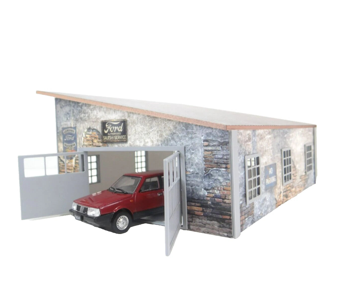 Диорама "Стар" автосервиз – Миниатюрен диорама модел в мащаб 1:43
