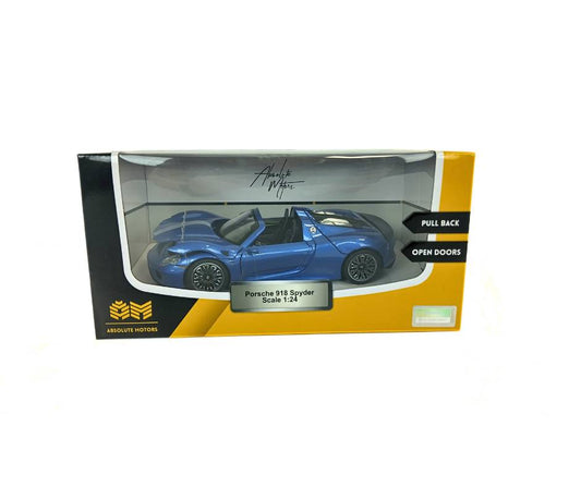 Метален модел Porsche 918 Spyder MSZ в мащаб 1:24 – колекционерска реплика