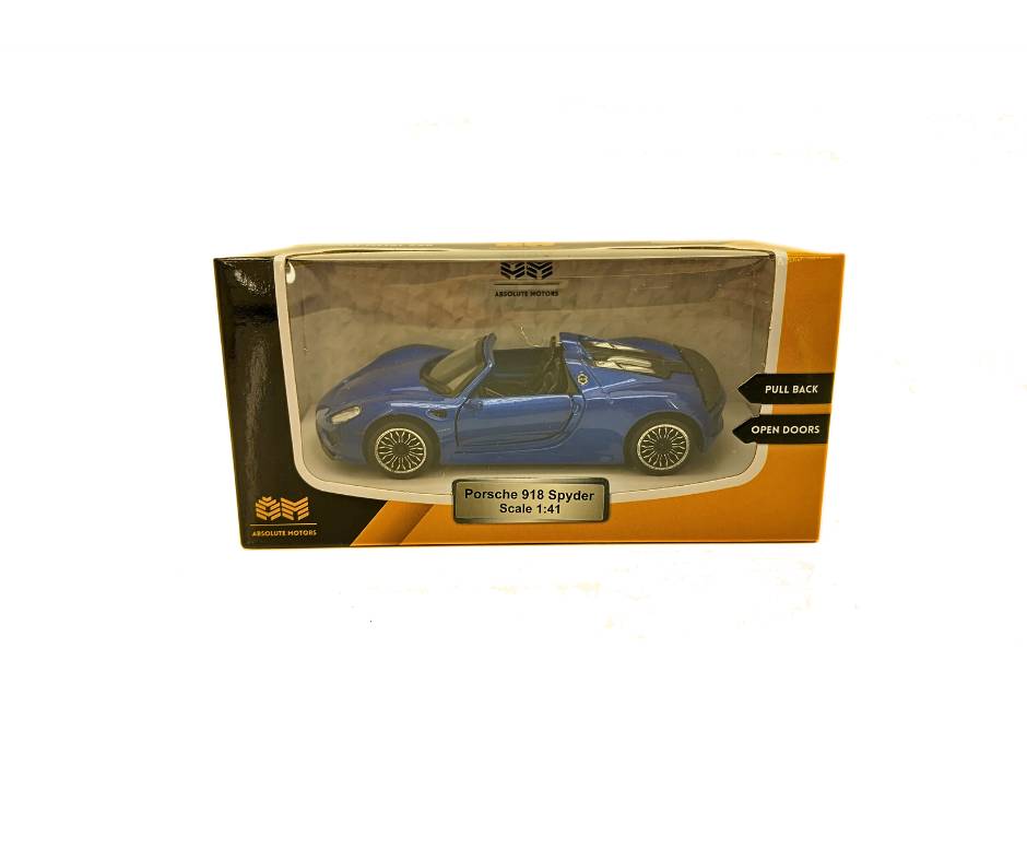 Метален модел PORSCHE 918 SPYDER MSZ – мащаб 1:41