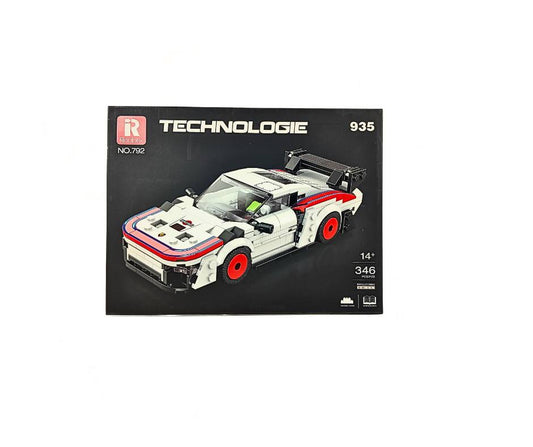 REOBRIX конструктор Porsche 935 от 346 части – спортен автомобил за сглобяване