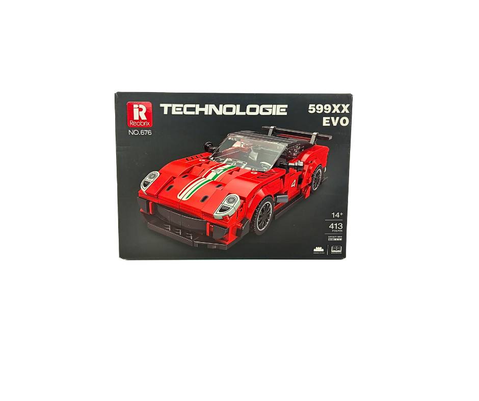 REOBRIX конструктор Ferrari 599XX EVO – мини модел от 413 части, сглобен автомобил