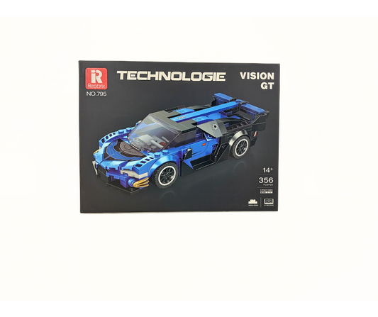 REOBRIX конструктор Bugatti Vision GT от 356 части – спортна кола за сглобяване
