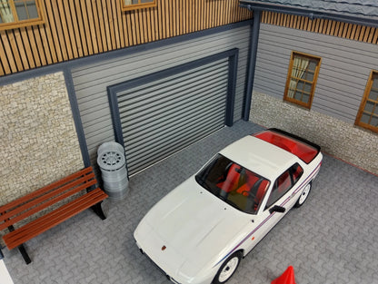 Реалистичен гараж Диорама 1:18 – Дисплей за моделни на автомобили