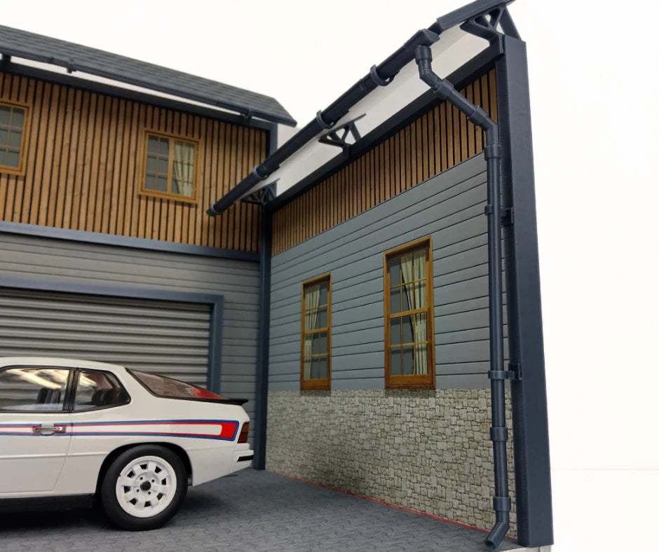 Реалистичен гараж Диорама 1:18 – Дисплей за моделни на автомобили