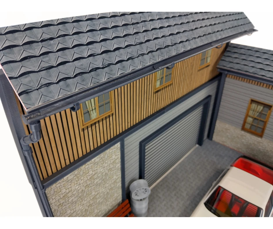 Реалистичен гараж Диорама 1:18 – Дисплей за моделни на автомобили