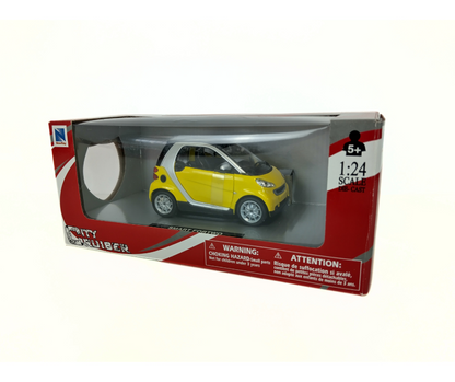 SMART FOR TWO NEWRAY – жълт метален модел 1:24