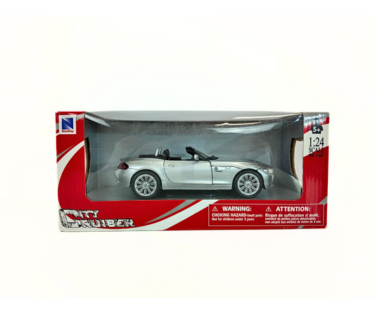 BMW Z4 NEWRAY – сив метален модел 1:24